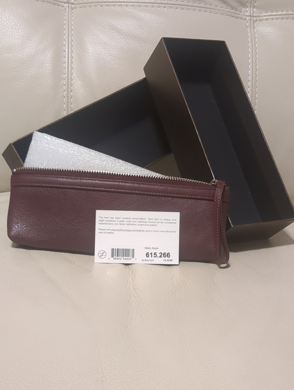 NWT Leatherology Pencil Pouch